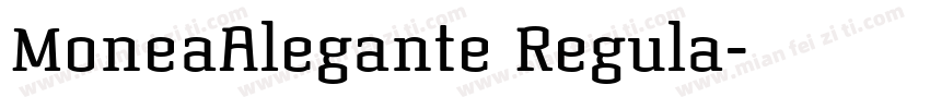 MoneaAlegante Regula字体转换
